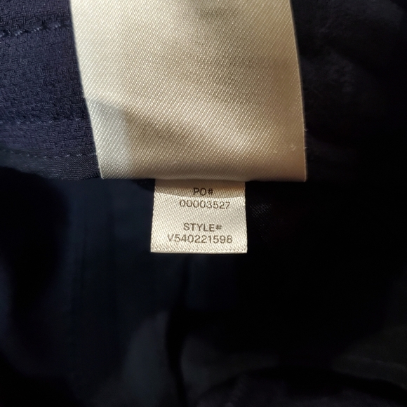 Vince Wide Leg Pull-on High Rise Pants. Navy Blue. Size S. 29" Inseam. - Picture 7 of 13